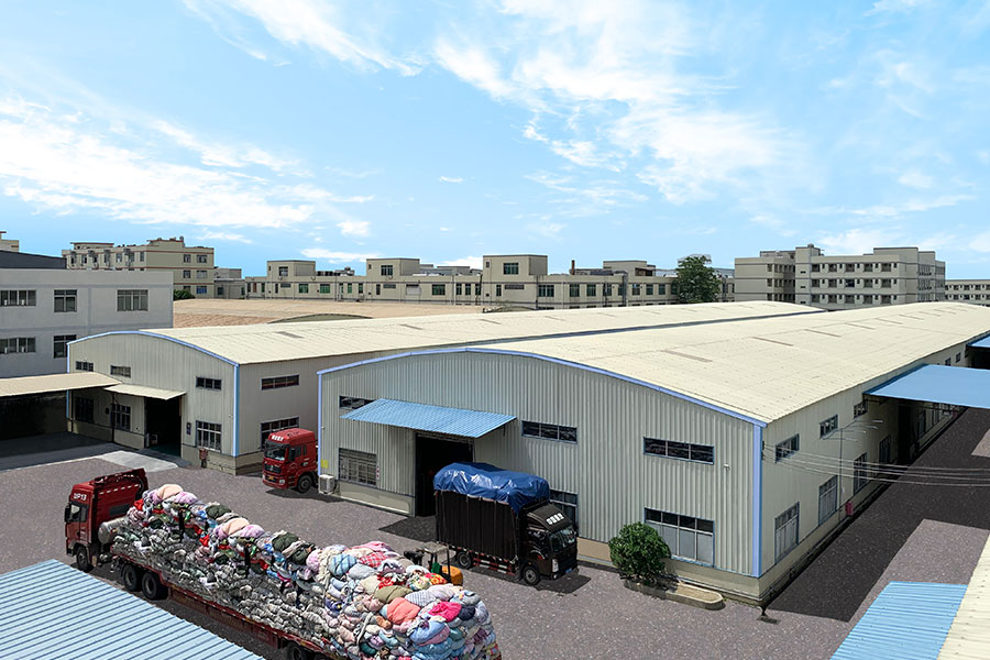 another arial view of Hissenshoes' warehouse in action