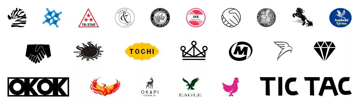 collection of company logos that Hissensshoes works with