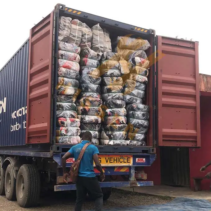 DRC congo used shoes container