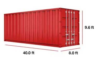 used shoes 40ft container