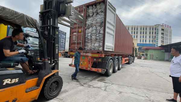 used shoes container